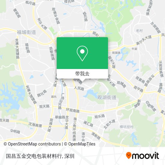 国昌五金交电包装材料行地图