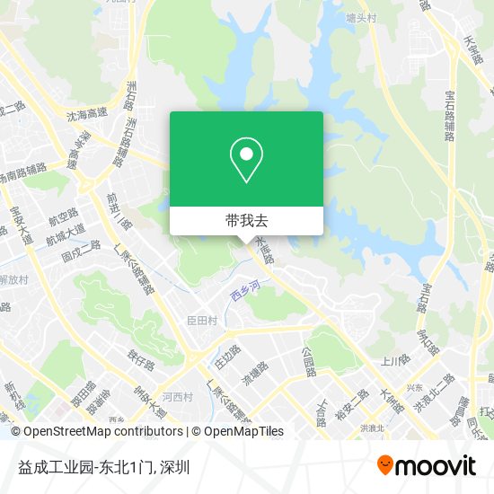 益成工业园-东北1门地图