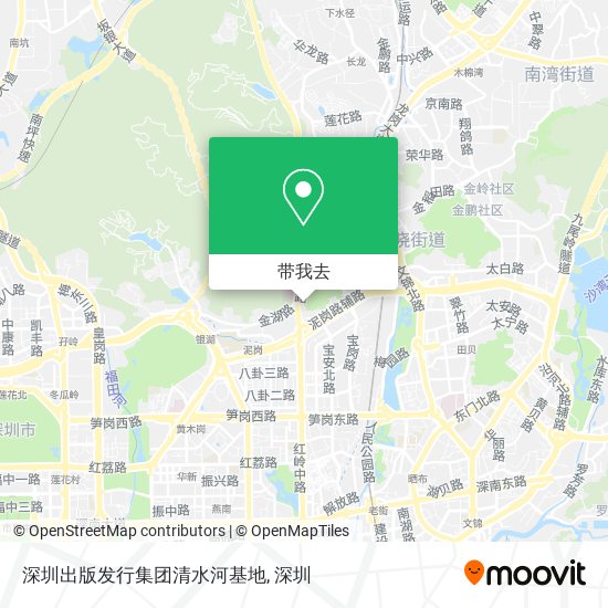 深圳出版发行集团清水河基地地图