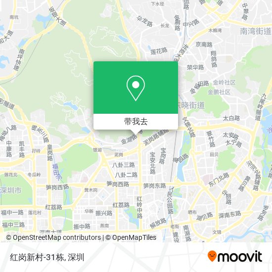 红岗新村-31栋地图