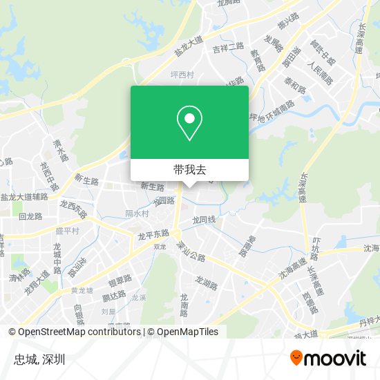 忠城地图