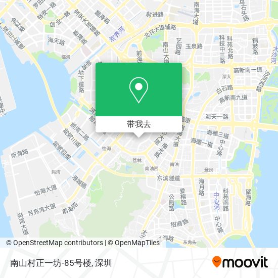 南山村正一坊-85号楼地图