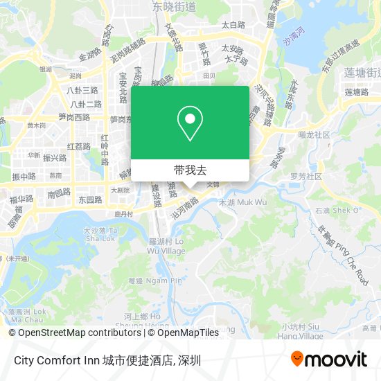 City Comfort Inn 城市便捷酒店地图