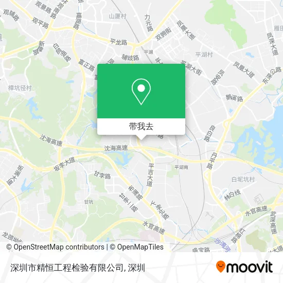深圳市精恒工程检验有限公司地图