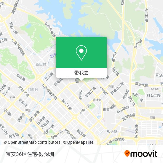 宝安36区住宅楼地图