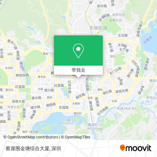 蔡屋围金塘综合大厦地图