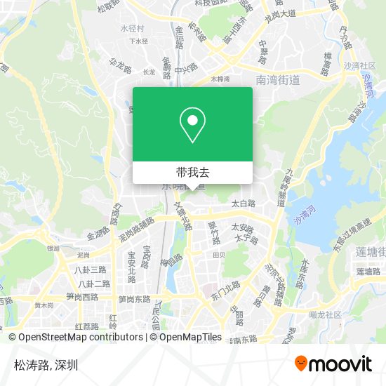 松涛路地图