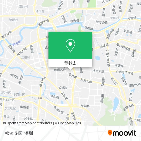 松涛花园地图