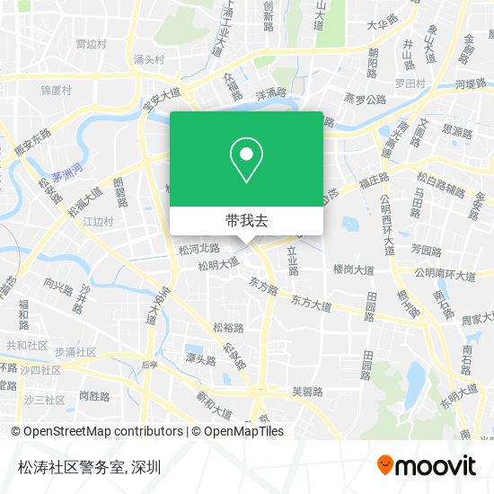 松涛社区警务室地图