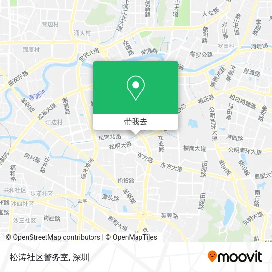 松涛社区警务室地图