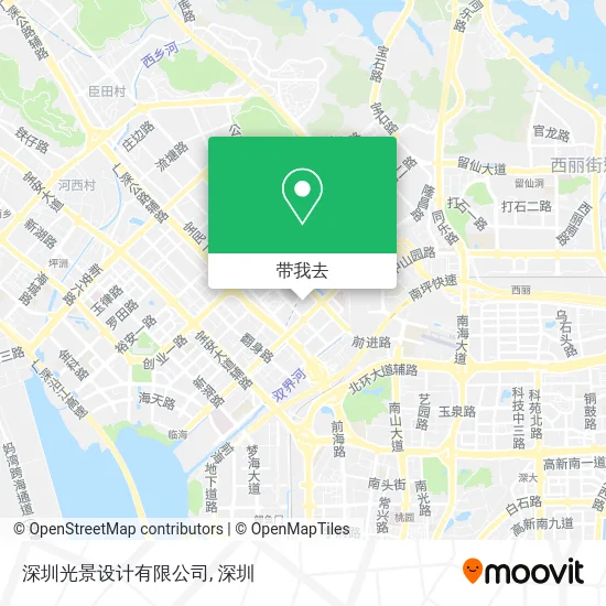 深圳光景设计有限公司地图