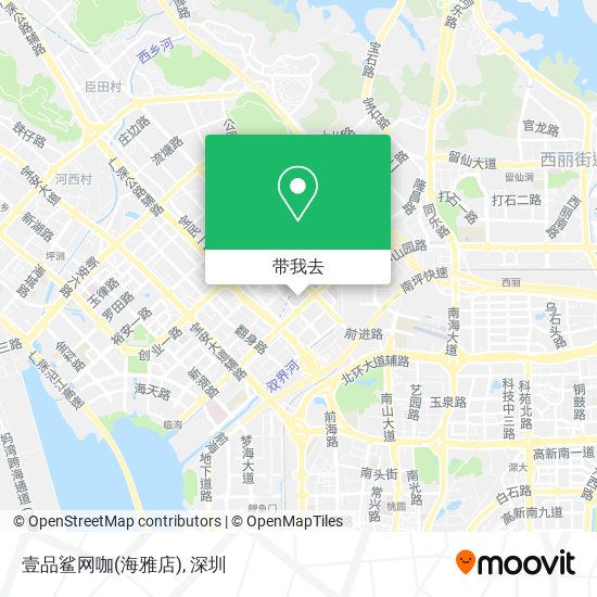 壹品鲨网咖(海雅店)地图