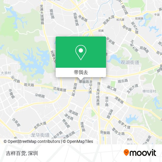 吉样百货地图