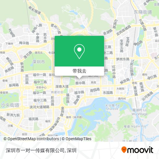 深圳市一对一传媒有限公司地图