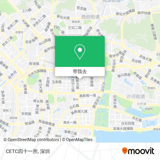 CETC四十一所地图