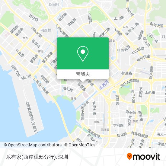 乐有家(西岸观邸分行)地图