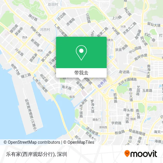乐有家(西岸观邸分行)地图