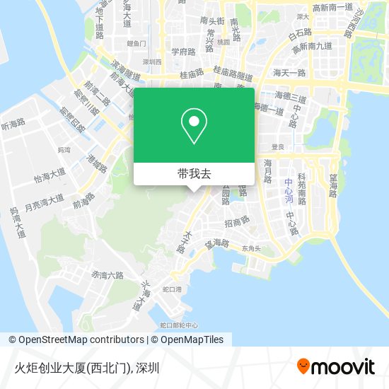 火炬创业大厦(西北门)地图