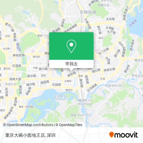 重庆大碗小面地王店地图