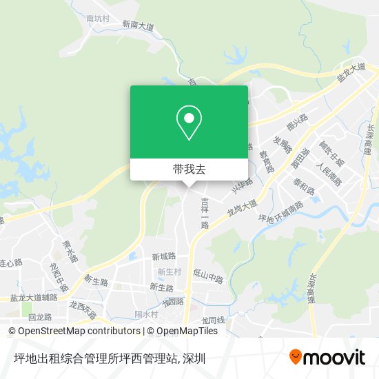 坪地出租综合管理所坪西管理站地图