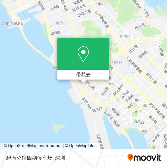 碧海公馆四期停车场地图