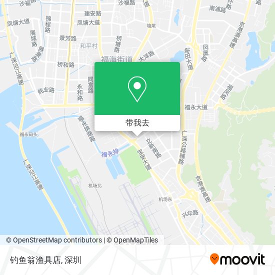 钓鱼翁渔具店地图