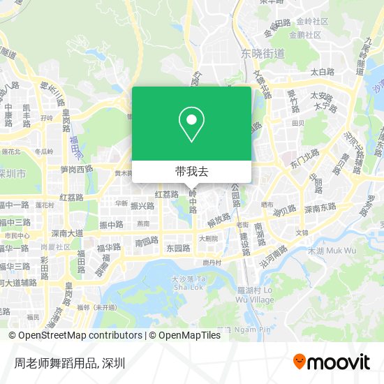 周老师舞蹈用品地图