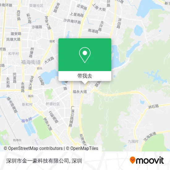 深圳市金一豪科技有限公司地图