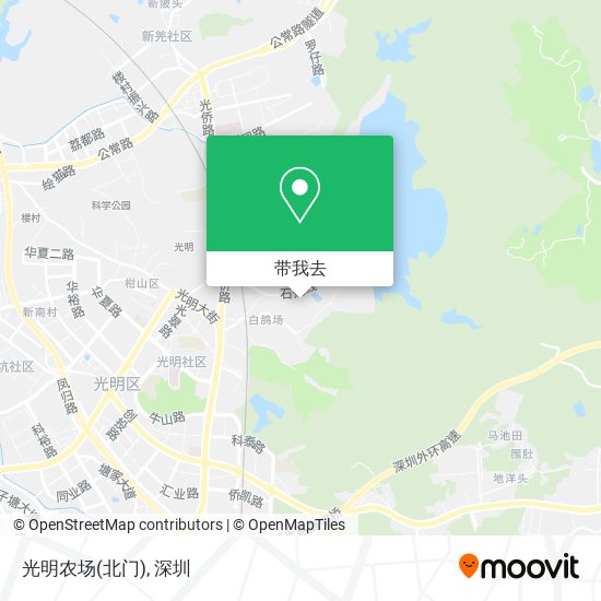 光明农场(北门)地图