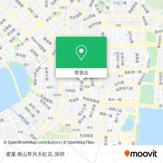 蜜菓 南山常兴天虹店地图