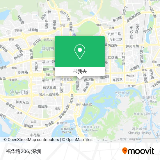 福华路206地图