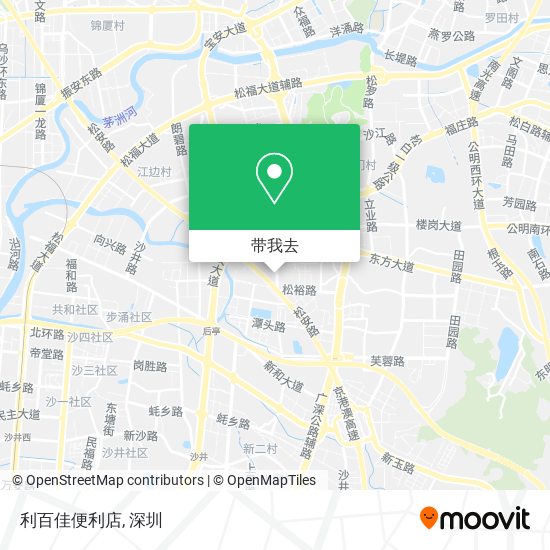 利百佳便利店地图