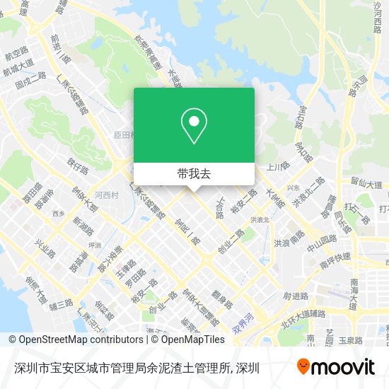 深圳市宝安区城市管理局余泥渣土管理所地图