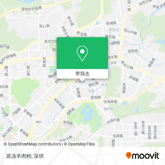原汤羊肉粉地图
