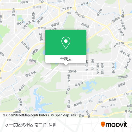 水一院区式小区-南二门地图