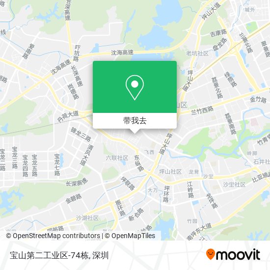 宝山第二工业区-74栋地图
