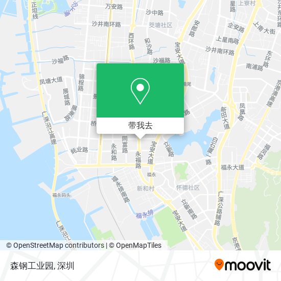 森钢工业园地图