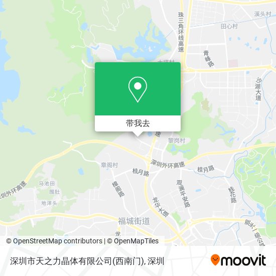 深圳市天之力晶体有限公司(西南门)地图