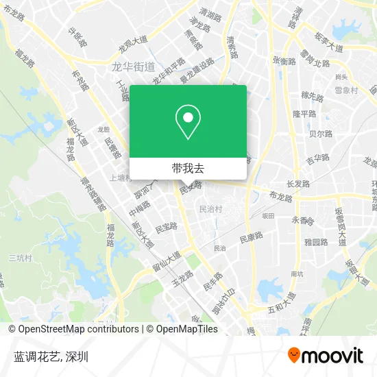 蓝调花艺地图