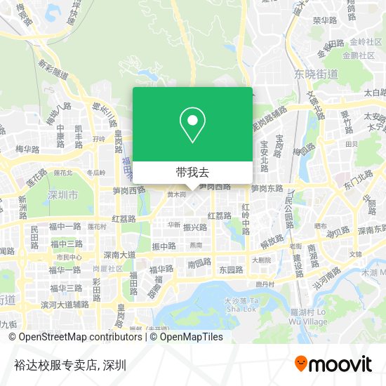 裕达校服专卖店地图