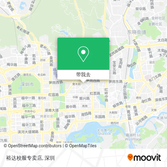 裕达校服专卖店地图
