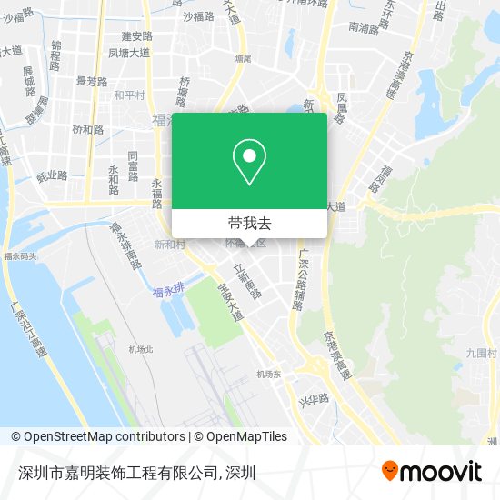 深圳市嘉明装饰工程有限公司地图