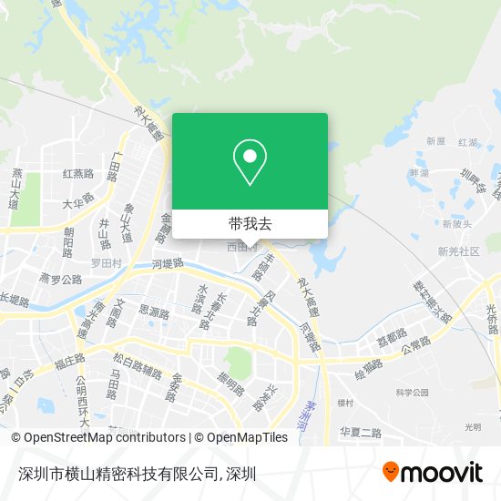 深圳市横山精密科技有限公司地图