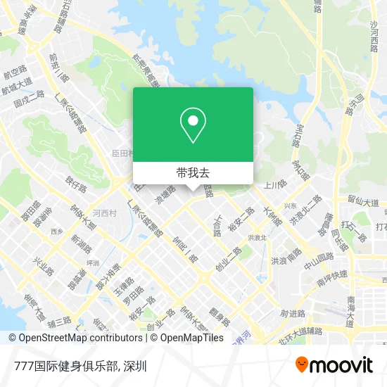 777国际健身俱乐部地图