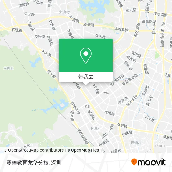 赛德教育龙华分校地图
