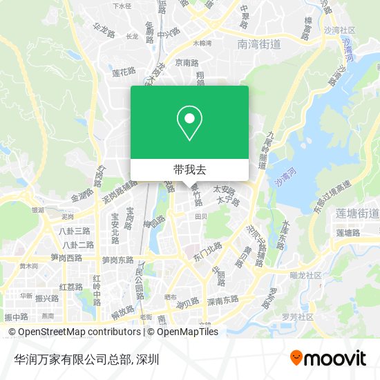 华润万家有限公司总部地图
