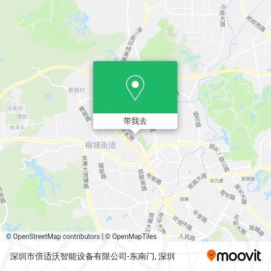 深圳市倍适沃智能设备有限公司-东南门地图