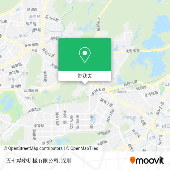 五七精密机械有限公司地图