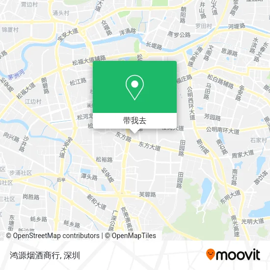 鸿源烟酒商行地图