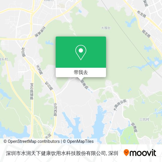 深圳市水润天下健康饮用水科技股份有限公司地图